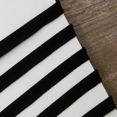 Резинка окантовочная, цвет черный. Арт VE/0002