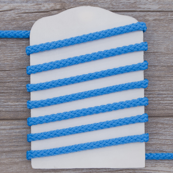 Шнур PEGA полиэстровый, цвет голубой, 6,0 мм. Арт 842949700L4703