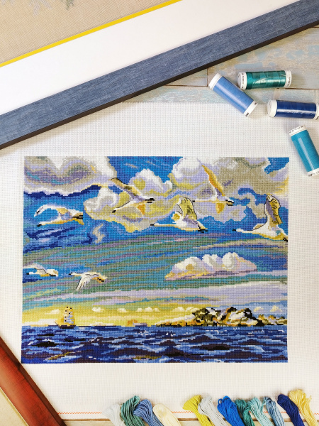 Набор для вышивания "В голубом просторе". Арт 06.003.08