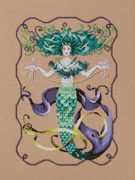 Схема для вышивания MIRABILIA "Мечтательница". Арт MD199