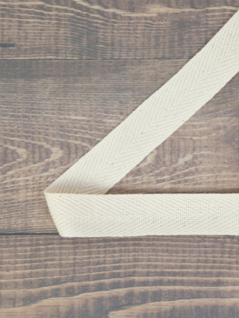 Тесьма киперная SAFISA, 20 мм, 25 м, цвет 21, бежевый. Арт 0270-20мм-21