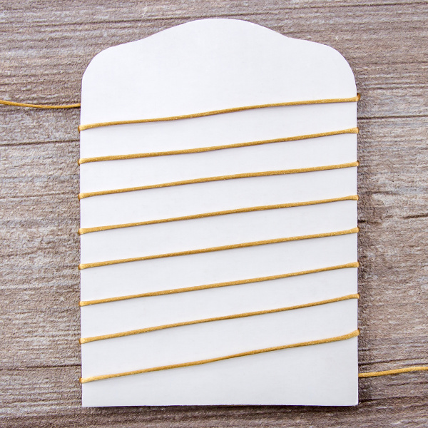 Шнур атласный мини-рулон, 1,5 мм, 4,5 м, цвет 54, золотой. Арт P00470-1,5мм-54         