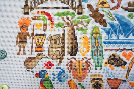 Набор для вышивания "Австралия". Арт 11.001.25