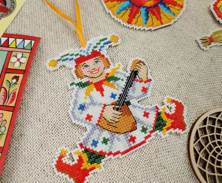 Набор для вышивания на пластиковой канве "Встреча весны". Арт 23.001.05