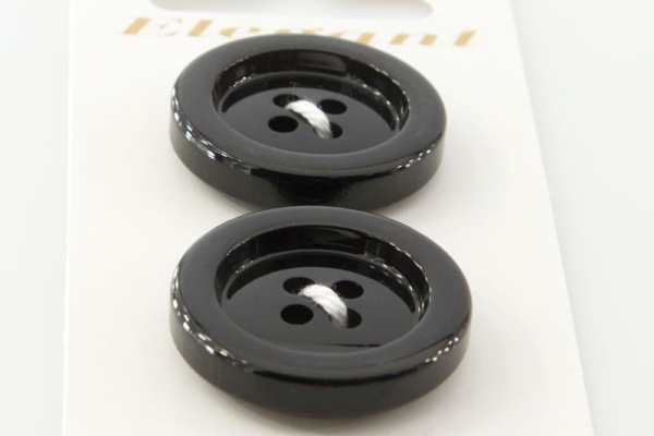 Пуговицы ELEGANT. Арт 7821-28-BLACK/2