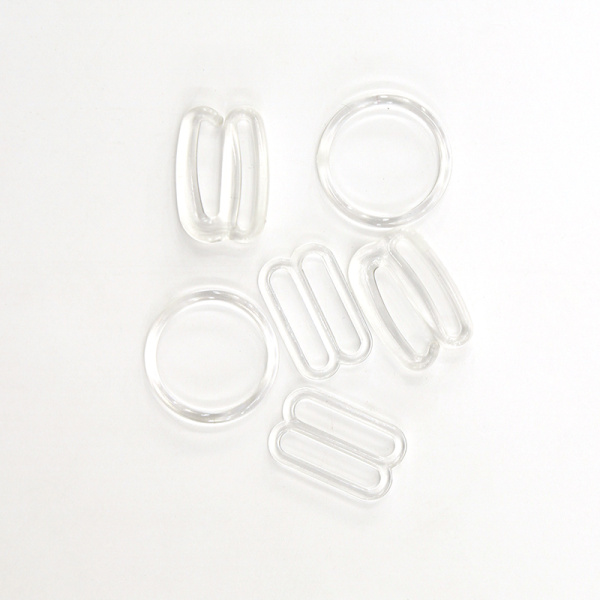 Крючки и застежки для бретелек бюстгальтера 18 мм. Арт 470.18.C/G002