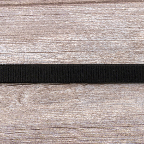 Резинка на блистере SAFISA 20 мм, 1,5 м, цвет 01, черный. Арт P04750-20мм-01          