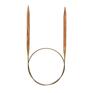 Спицы круговые из оливкового дерева, addiNature №4,5, 120 см 