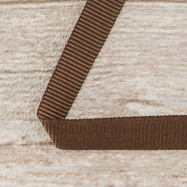 Лента репсовая SAFISA, 10 мм, 25 м, цвет 17, темно-коричневый. Арт 350-10мм-17       