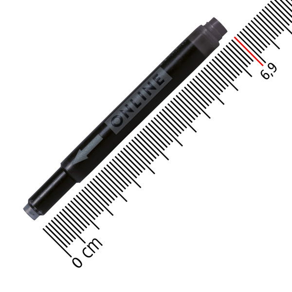 Набор цветных картриджей "Combi Ink Cartridge" для перьевой ручки, 5 цветов, в комплекте 25 шт. Арт 70033