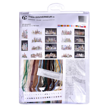 Набор для вышивания "Иерусалим", канва лён 36 ct. Арт 533