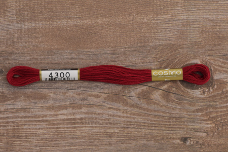 Мулине COSMO однотонный цвет  4300      . Арт 25-6/4300      