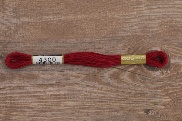 Мулине COSMO однотонный цвет  4300      . Арт 25-6/4300      