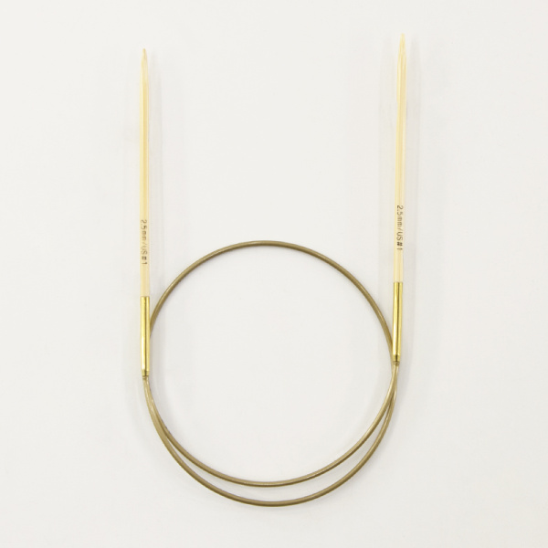 Спицы, круговые, бамбук addiNature BAMBOO №2,5, 50 см. Арт 555-7/2.5-50