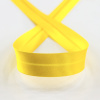 Косая бейка атласная 20 мм, 25 м, цвет 32, желтый. Арт 6260-20мм-32            