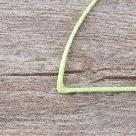 Шнур атласный SAFISA 2 мм, 25 м, цвет 73, желто-зеленый. Арт 462-73                  