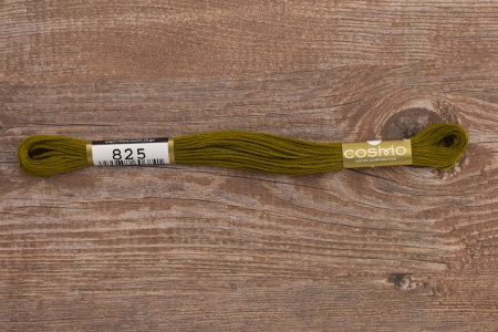 Мулине COSMO однотонный цвет  825       . Арт 25-6/825       