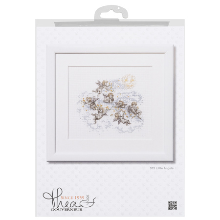 Набор для вышивания "Маленькие ангелы", канва Aida 14 ct. Арт 575A
