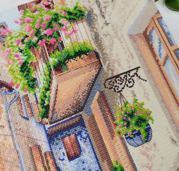 Набор для вышивания  "Итальянская улочка". Арт 07.004.16