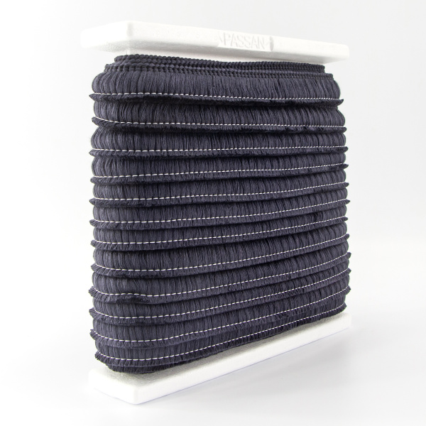 Бахрома декоративная, 30 мм, цвет графитовый. Арт BT - 30c - col.B-25