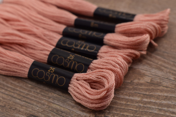 Мулине COSMO однотонный цвет  852       . Арт 25-6/852       