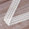 Мерсеризованное хлопковое кружево, 35 мм, белый. Арт 2129/01