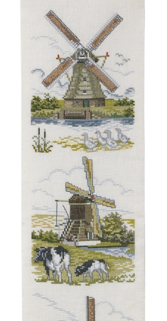 Набор для вышивания "Ветряная мельница, 5 сюжетов". Арт 13-344                  