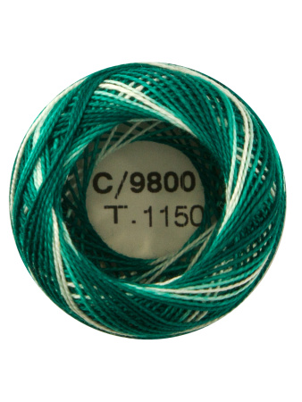 Мулине "Finca Perle"(Жемчужное"), №12,мультиколорный цвет 9800. Арт 00009/12/9800           