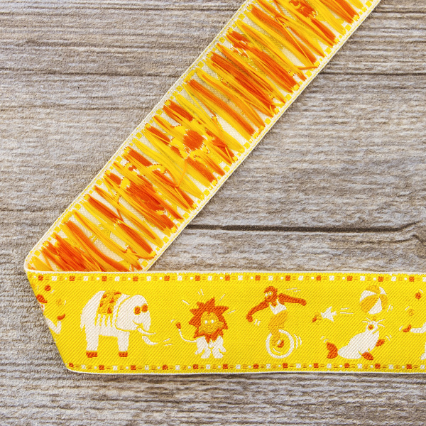 Лента жаккард SAFISA, 30 мм, 15 м, цвет 02. Арт 9108-30мм-02