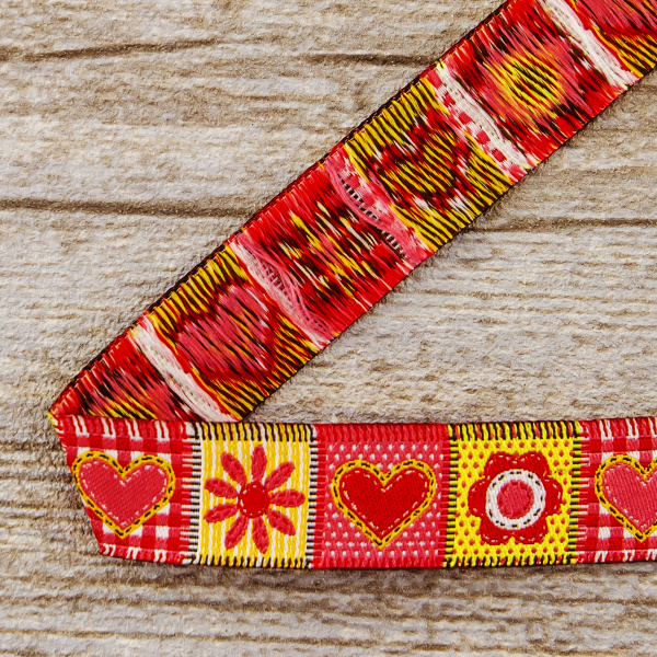 Лента жаккард SAFISA, 20 мм, 15 м, цвет 01. Арт 9178-20мм-01