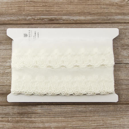 Кружево-вышивка на тюле, 30 мм. Арт 42178/00