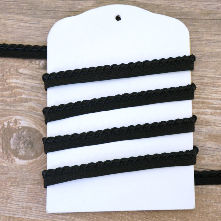 Кант декоративный, 3,5 мм, цвет черный. Арт 843213000A7001          