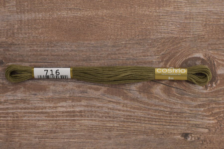 Мулине COSMO однотонный цвет  716       . Арт 25-6/716       