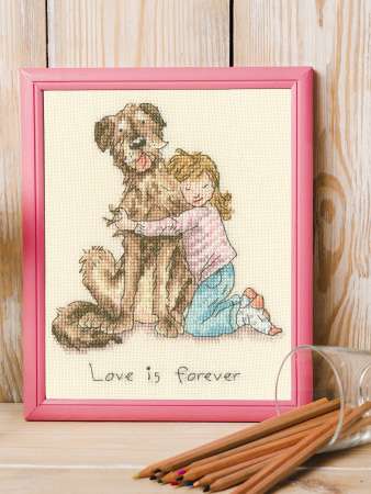 Набор для вышивания "Love is forever". Арт XAJ27