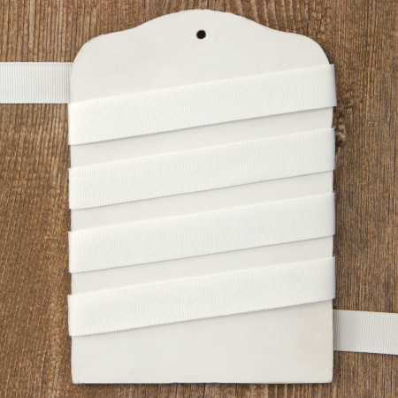 Лента репсовая PEGA, цвет белый, 15 мм. Арт 812711715P1101