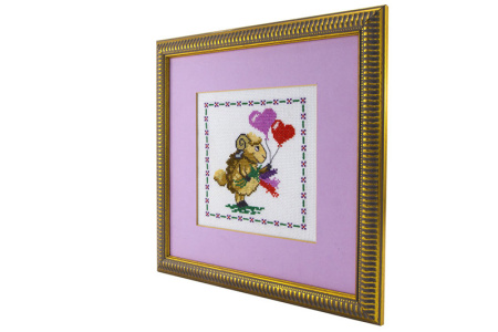 Вышитая картина "В гости к любимой". Арт Модель 01.029.03