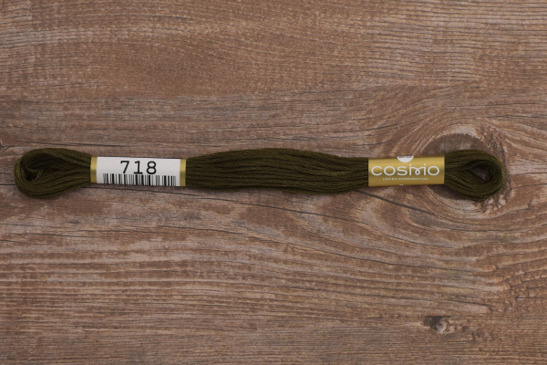 Мулине COSMO однотонный цвет  718       . Арт 25-6/718       