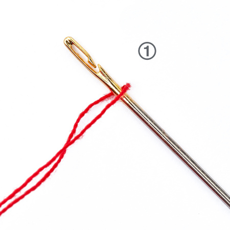 Иглы ручные для лёгкого вдевания в пластиковом контейнере № 4-8, 9 шт. Арт 216G.OS.48