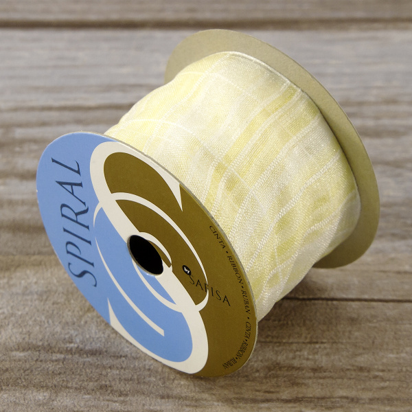 Лента с рисунком SAFISA, арт.P25205-39 мм, 2 м, цвет 02 шампань. Арт P25205-39мм-02          