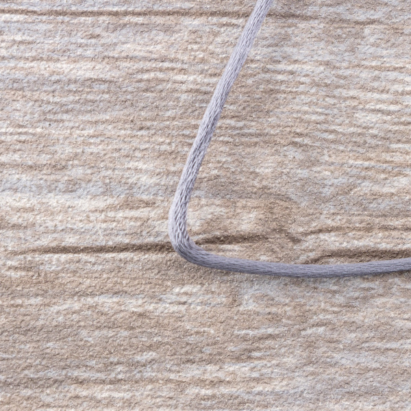 Шнур атласный SAFISA 2 мм, 25 м, цвет 68, темно-серый. Арт 462-68                  