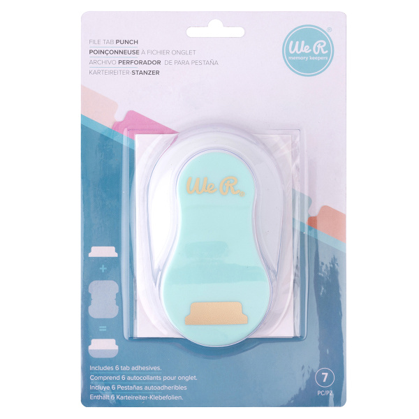 Дырокол фигурный "Вкладка" с наклейками для разделителей. Арт 71312-8