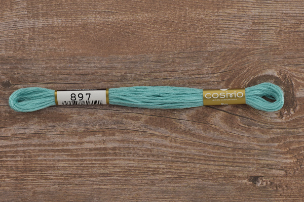 Мулине COSMO однотонный цвет  897       . Арт 25-6/897       