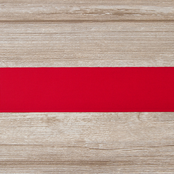 Лента репсовая SAFISA, 50 мм, 25 м, цвет 84 вишневый. Арт 350-50мм-84