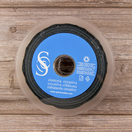 Лента жаккардовая SAFISA, 50 мм, 15 м, цвет 02. Арт 9272-50мм-02