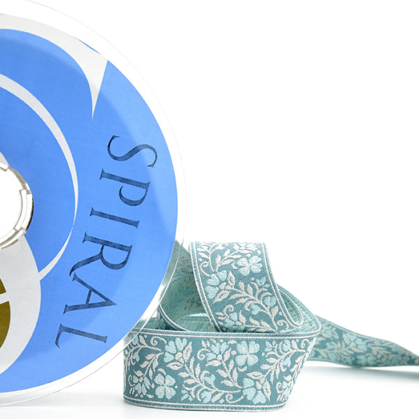 Лента из тканого жаккарда SAFISA, 25 мм, 15 м, цвет 04. Арт 9254-25мм-04