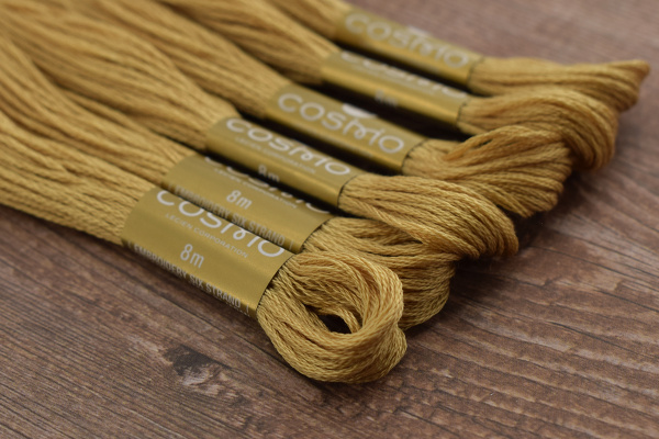 Мулине COSMO однотонный цвет  307       . Арт 25-6/307       