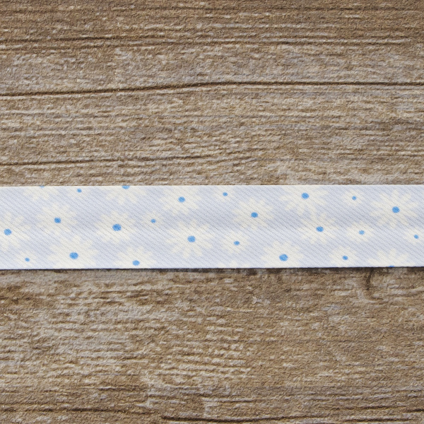 Косая бейка с рисунком SAFISA, арт.6522, 20 мм, 20 м, цвет 04. Арт 6522-20мм-04