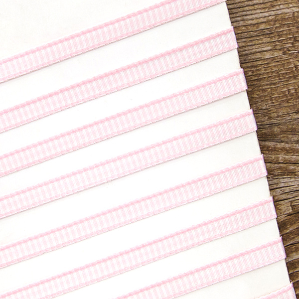 Лента с рисунком клетка SAFISA, 6 мм, 25 м, цвет 05, розовый. Арт 466-06мм-05             