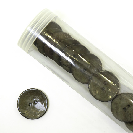 Пуговицы CONCEPT, размер 48, кокос, цвет COL.9 темно-серый. Арт 1919H-048-COL.9