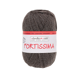 Пряжа Fortissima Socka 4-fach Uni, 75% шерсть, 25% полиамид, 420 м, 100 г